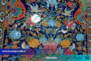 طرح کاشی سنتی کاخ گلستان