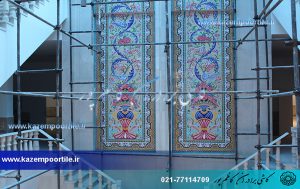 کاشیکاری گل و مرغ
