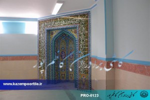 کاشی سنتی محراب مدرسه